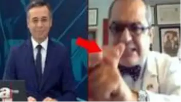 Türkiye'nin korona sürecinde tanıdığı profesör, A Haber canlı yayınında el hareketi yaptı