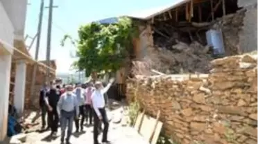 Pütürge'de hasar tespit çalışmaları başladı