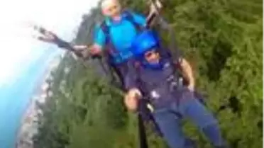 Yamaç paraşütü ile yere çakılan sporcu yaralandı