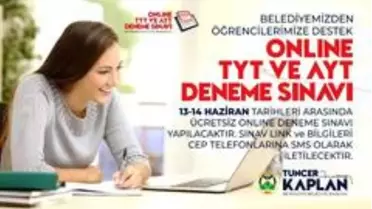 Beypazarı Belediyesi'nden gençlere sınav desteği