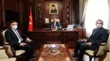 Bursa Valisi Canbolat'a Başkan Tanır'dan ziyaret