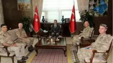 Tuğgeneral Ersoy'dan Vali Çağatay'a ziyaret