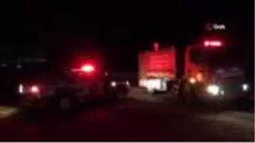 Hatay'da boş arazide yangın