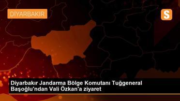 Diyarbakır Jandarma Bölge Komutanı Tuğgeneral Başoğlu'ndan Vali Özkan'a ziyaret