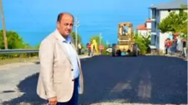 Gülüç'e 400 ton sıcak asfalt döküldü