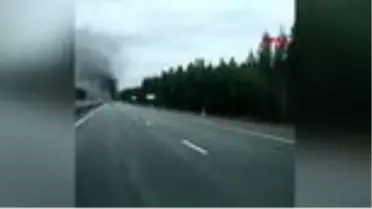 Rusya'da turist otobüsünde yangın Yolcular son anda kurtuldu