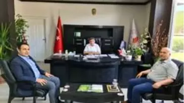 Başkan Yıldırım, Müdür Kıyas ile bir araya geldi