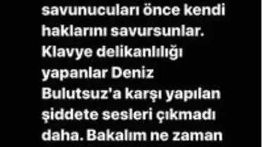Hürriyet yazarı, Deniz Bulutsuz'un darp edilmesi sonrası sessiz kalan ünlülere seslendi