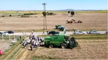 Kırklareli'de hasat etkinliği