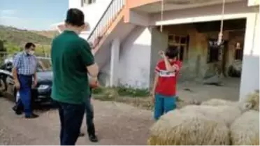 Kazada kuzusu ölen Barış'a kuzu hediyesi
