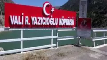 Vali Recep Yazıcıoğlu Köprüsü'nde tadilat yapıldı