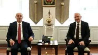 Bakan Soylu'dan Yargıtay ve Danıştay başkanlarına ziyaret
