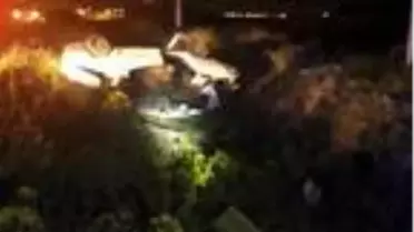 Kayseri'de otomobil şarampole devrildi: 1 ölü, 1 yaralı