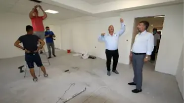 Başkan Sandal, çalışmaları inceledi