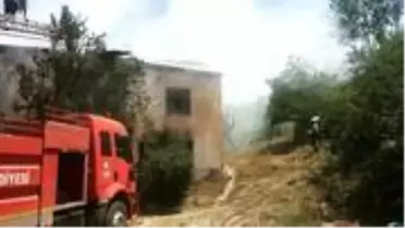 Gevaş'ta korkutan yangın
