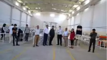 Müdür Kızılkaya'dan tekstil atölyesine ziyaret