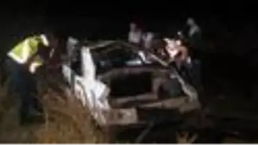 Piknikten dönen gençler kaza yaptı: 1 ölü, 2 yaralı