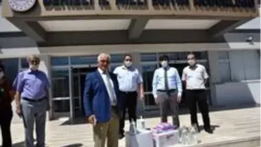 Son dakika haber | Denizli'deki ilçelere maske ve dezenfektan temini