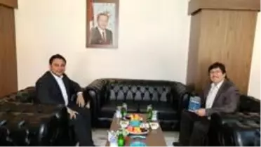 Mutki Kaymakamı Şahin'den BEÜ Rektörüne veda ziyareti
