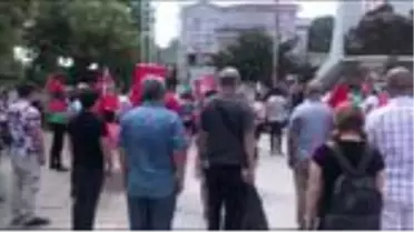 Sivil toplum kuruluşu üyeleri, Ermenistan'ın Azerbaycan'a saldırılarını protesto etti