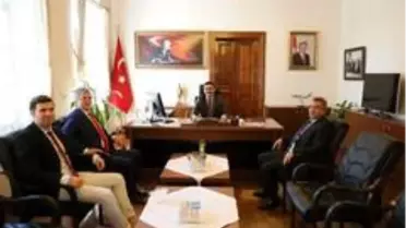 Başkan Arslan'dan, Kaymakam Ünsal'a hayırlı olsun ziyareti