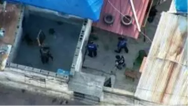 Çete operasyonunda polise pitbull şoku