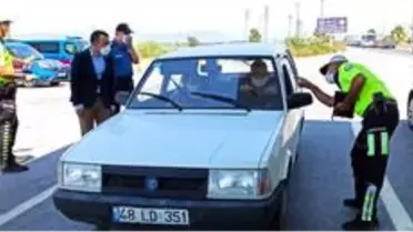 Kaymakam Arslan trafik denetimi yaptı