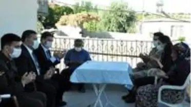 Kaymakam İmamoğlu'ndan şehit ve gazi ailelerine ziyaret
