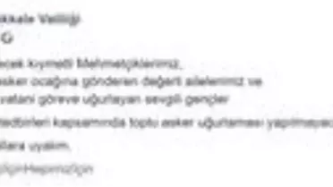 Kırıkkale'de 'toplu asker uğurlaması' yasaklandı