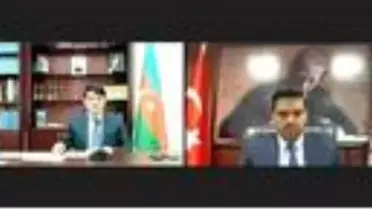 YTB Başkanı Eren, Azerbaycan Diaspora İş Üzre Devlet Komitesi Başkanı Muradov ile online toplantı...