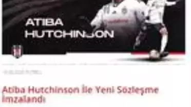 Beşiktaş, Atiba ile sözleşme yenilendiğini açıkladı