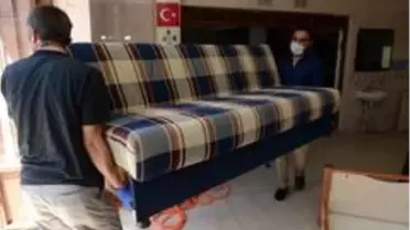 Çorum Belediyesi'nden ihtiyaç sahibi aileye eşya yardımı
