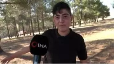 Son dakika haberi | Yangını fark edip ihbar etti, ekiplerle birlikte çalıştı