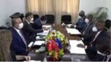 Çavuşoğlu, Haiti Dışişleri Bakanı Joseph ile heyetlerarası görüşmeye katıldı - PORT-AU-PRİNCE