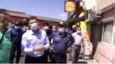 Bahçelievler'de restoran ve iş yerlerine korona virüs denetimi