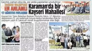 Başkan Yalçın'ın paylaşımı Sakarya'da yankı buldu