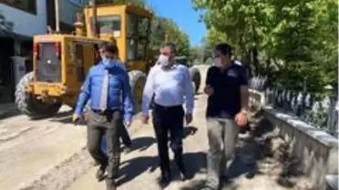 Başkan Çetin makamda değil sahada