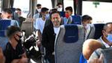 Tuzla Belediyesi, koca yürekli Diyarbakırlı çocuklara ilklerle dolu keyifli bir gün yaşattı