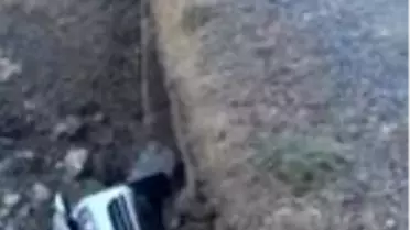 Son dakika haberi... Şarampole devrilen otomobilin sürücüsü öldü