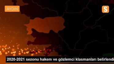 2020-2021 sezonu hakem ve gözlemci klasmanları belirlendi