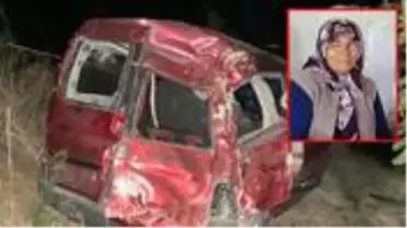 Hafif ticari araç, kontrolden çıkarak uçurumdan yuvarlandı: 1 ölü