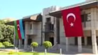 Türkiye'nin Bakü Büyükelçiliğinde tören düzenledi