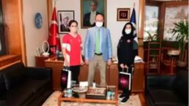 Rektör Erdal, Tekvando Milli Takımı antrenörlerini ağırladı