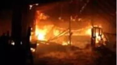 Pazaryeri'ndeki ahır yangında 3 hayvan öldü
