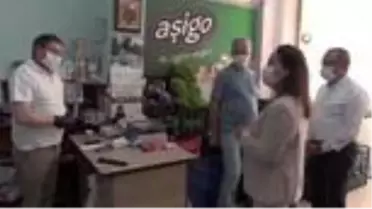 Vali Kocabıyık, korona virüs denetimlerine katıldı
