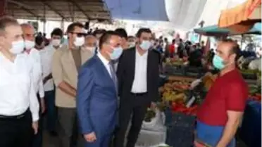 Siirt Valisi Hacıbektaşoğlu, Covid-19 tedbirlerini denetledi