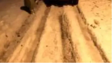 Çankırı Çerkeş'te dolu yağdı! Her yer bembeyaz oldu