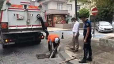 Çan Belediyesi rögar ve kanalizasyon hatlarını temizliyor