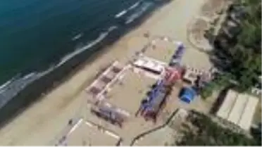 2020 CEV 18 Yaş Altı Plaj Voleybolu Avrupa Şampiyonası'nda grup müsabakaları tamamlandı