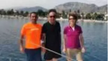 FIS Genel Sekreteri Sarah Lewis Kayak Federasyonu Başkanı Ali Oto'yu ziyaret etti